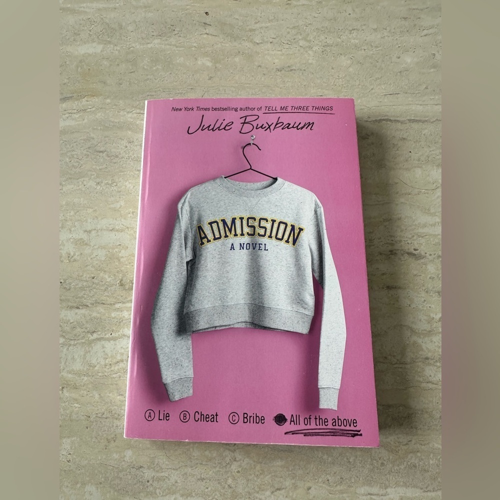 Admission- Julie Buxbaum-paperback book - Picture 1 of 3